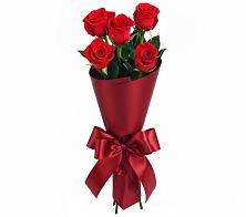 Букет 5 Красных роз Эдлесс Лав в Ирбейском
