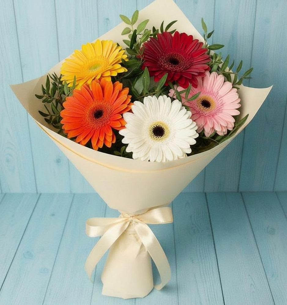 Букет цветов из: Герберы в Ирбейском
