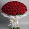 Букет 101 Красная роза Блэк Мэджик в Ирбейском