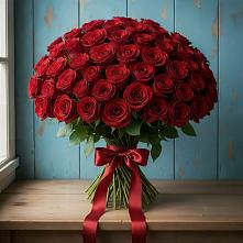 Букет Красные розы Блэк Меджик в Ирбейском