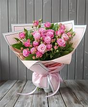 Букет Розовый кустик #REPLACE_PRED# Ирбейском