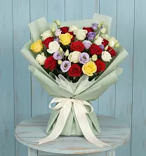 Букет цветов из:  Розы в Ирбейском