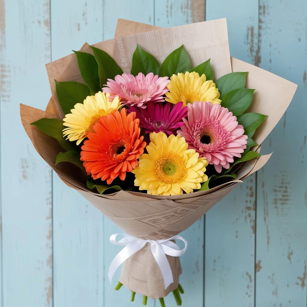 Букет цветов из: Герберы в Ирбейском