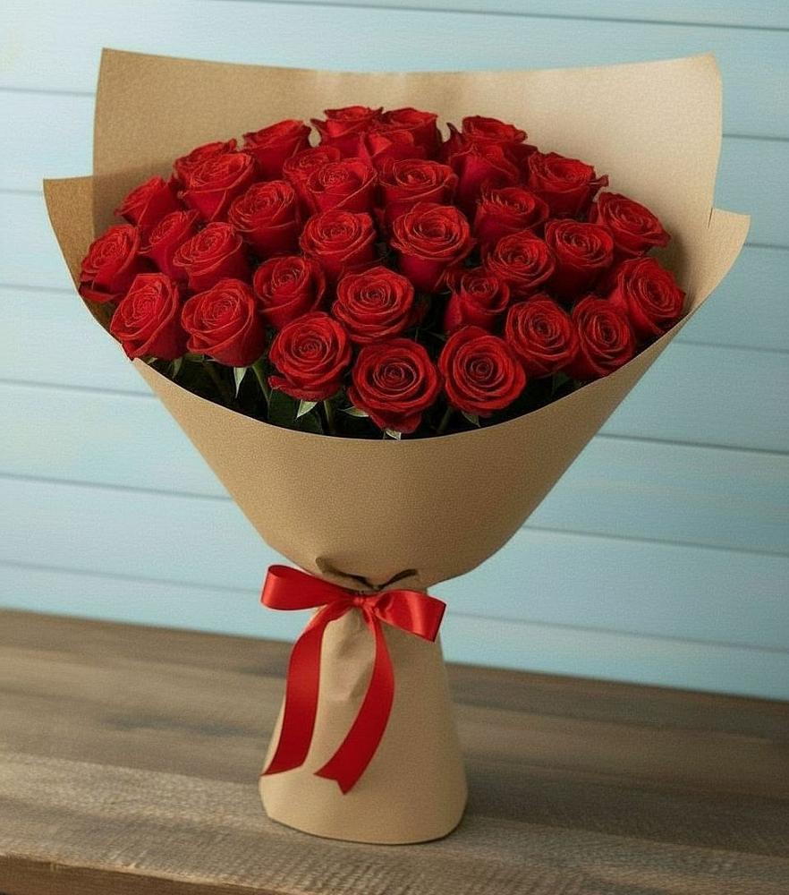 Букет Красные розы Милано в Ирбейском