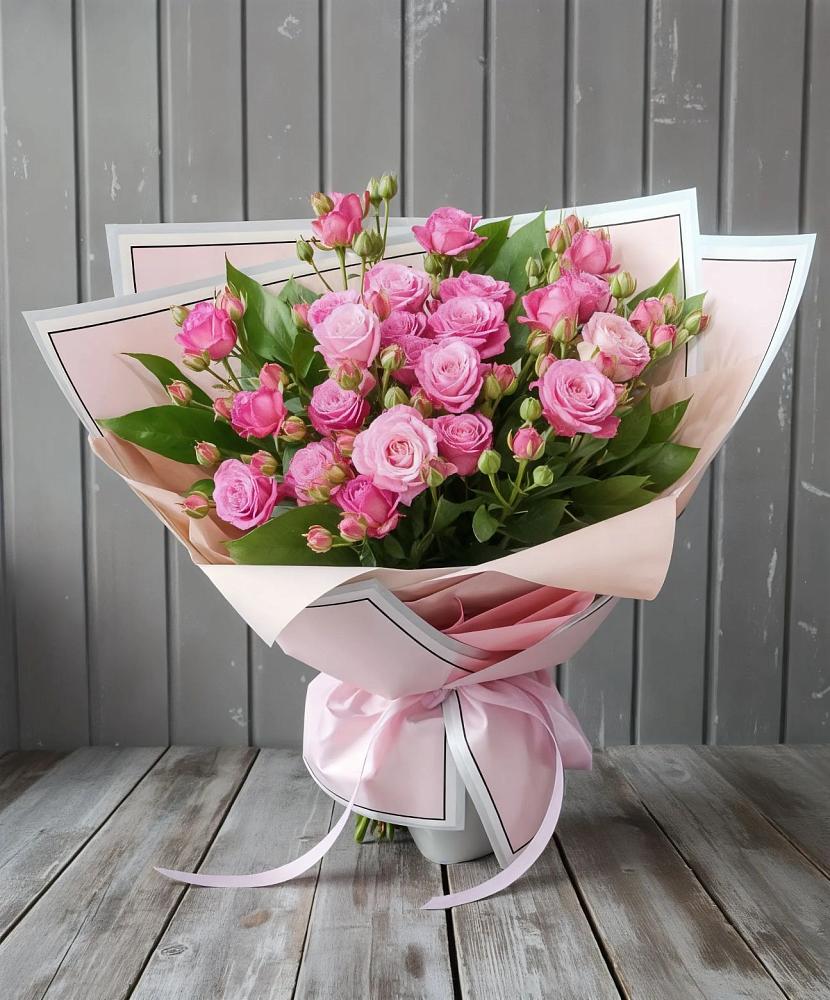 Букет Розовый кустик в Ирбейском