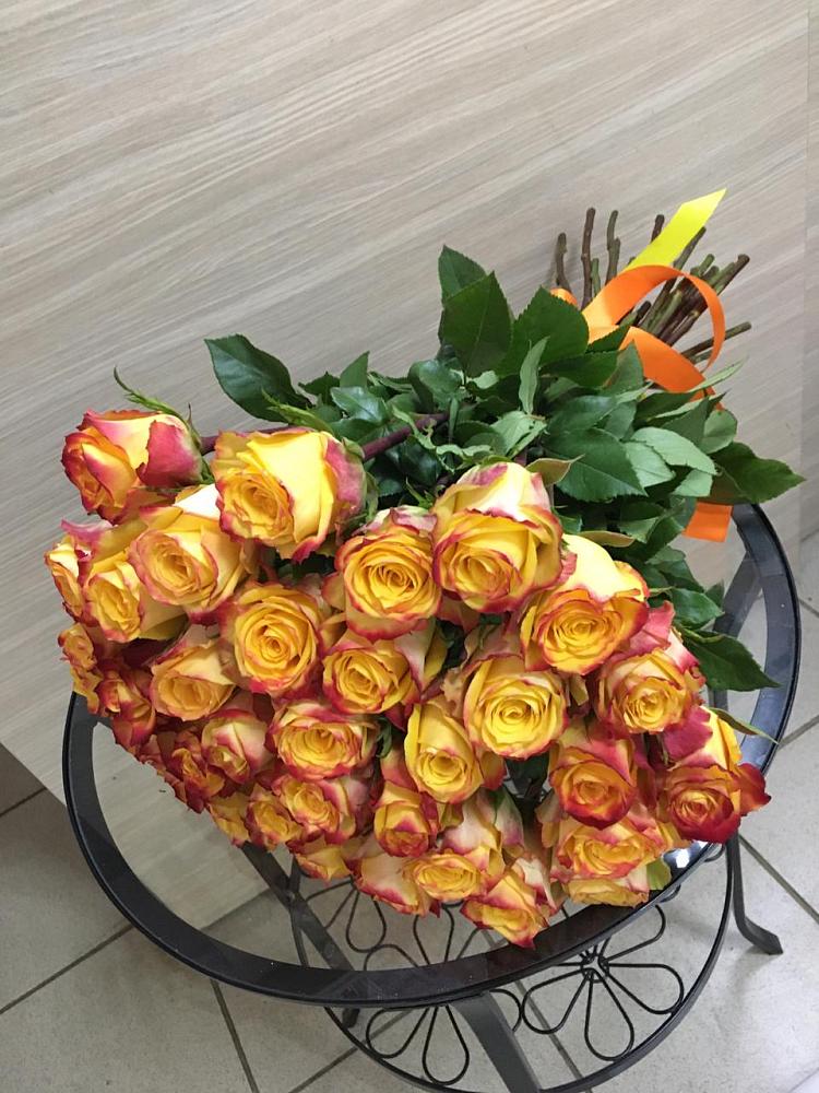 Букет Желтые розы в Ирбейском