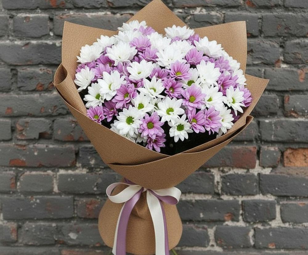 Букет цветов из: Хризантемы в Ирбейском