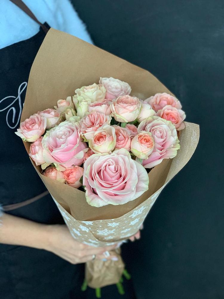 Букет цветов из: Хризантемы и Розы в Ирбейском