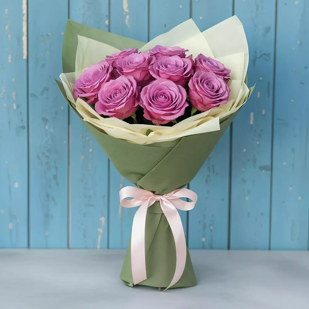 Букет Розы Фёрст Леди в Ирбейском