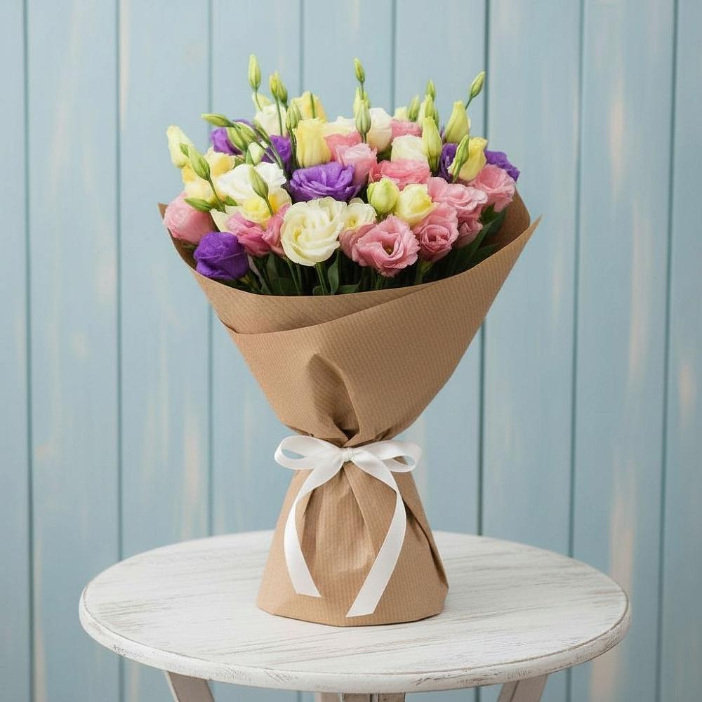 Букет цветов из: Лизиантусы в Ирбейском