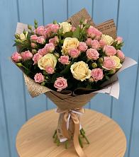 Букет цветов из:  Розы в Ирбейском