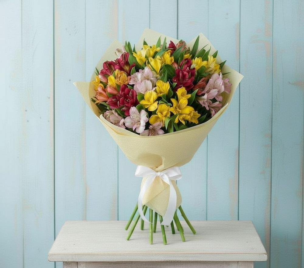 Букет цветов из: Альстромерии в Ирбейском